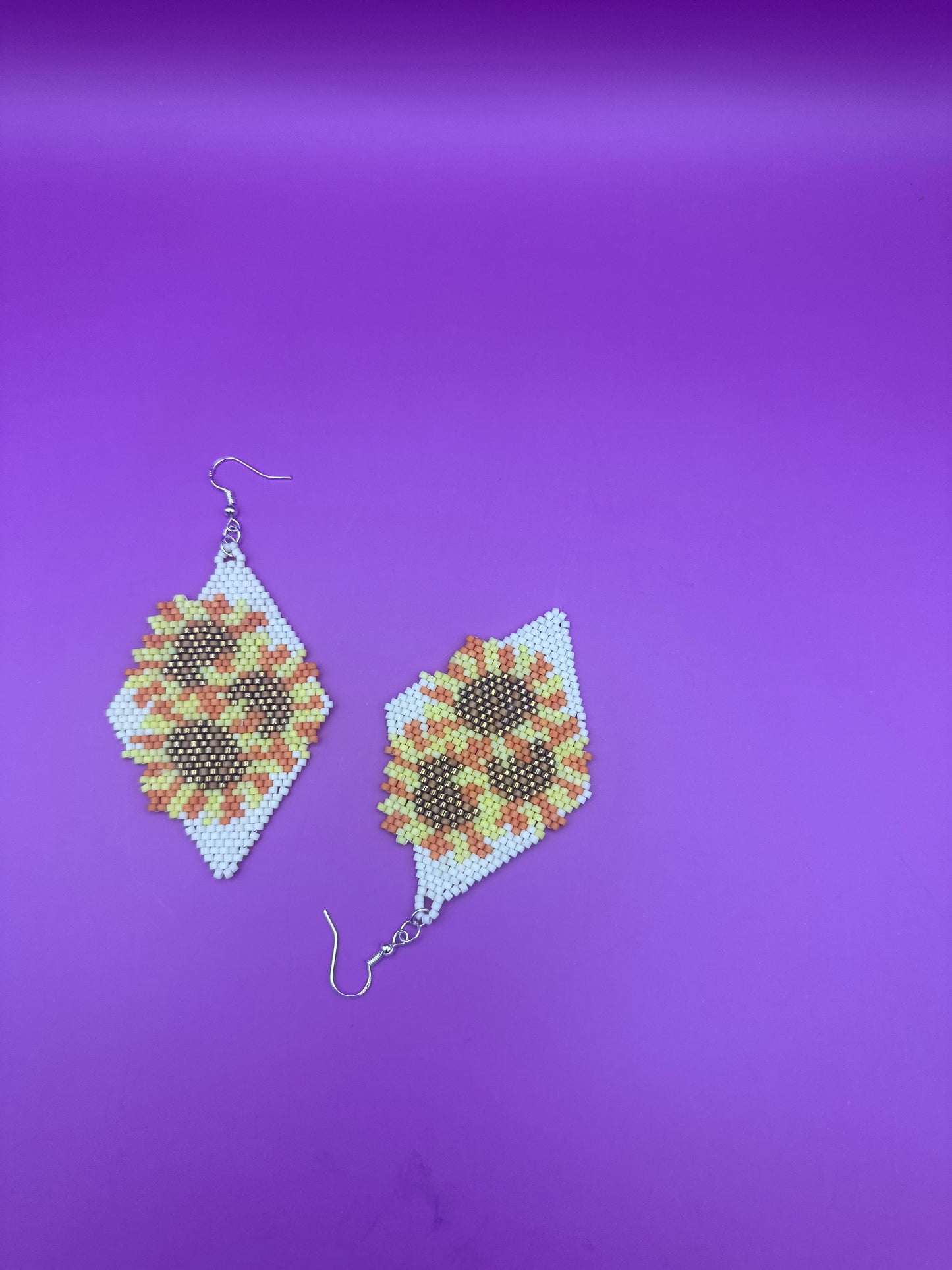 Aretes girasol