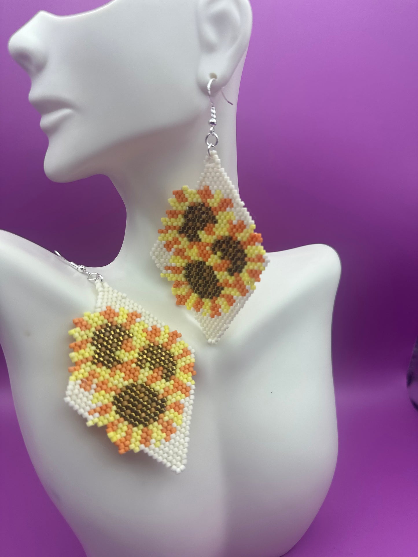 Aretes girasol