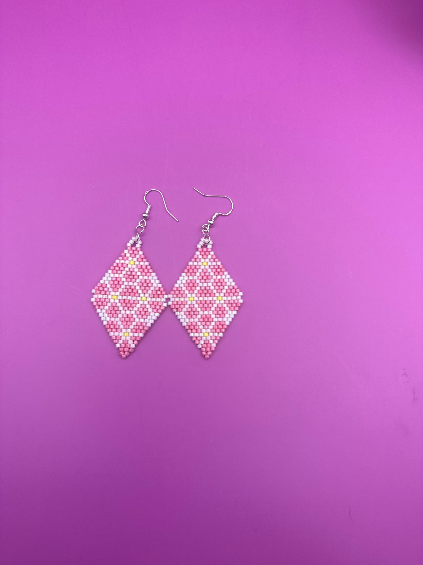 Pink earrings