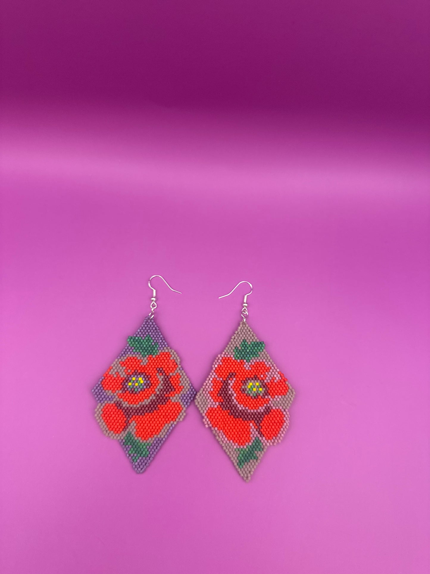 Aretes rosa miyuki