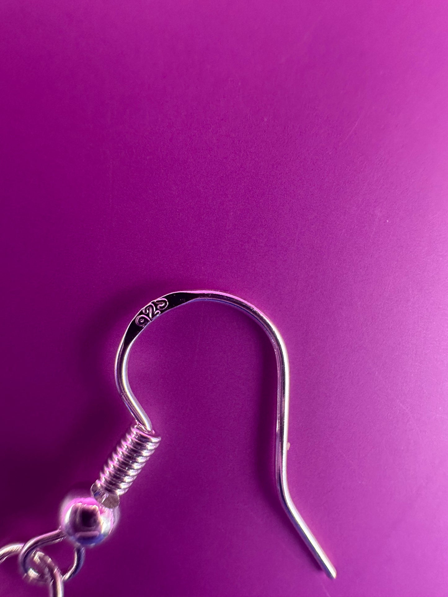 Pink earrings