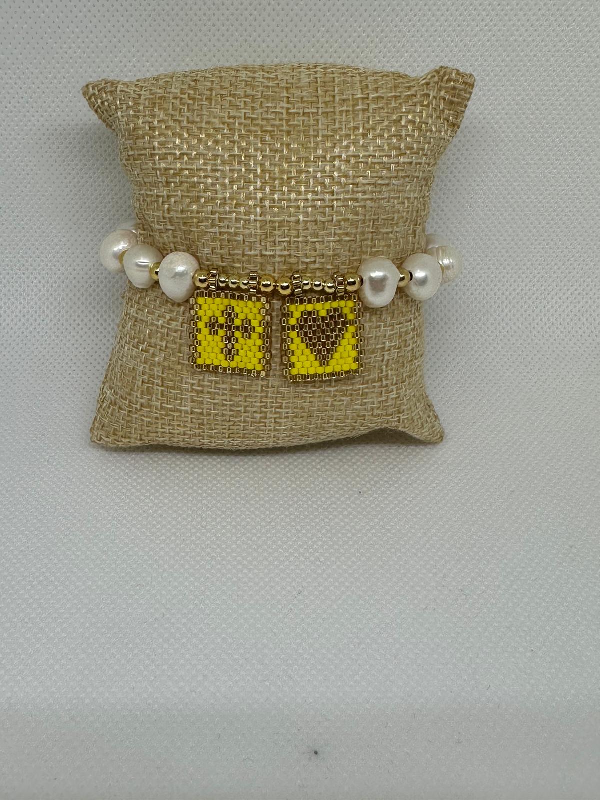 Pulsera Corazon con Cruz Miyuki
