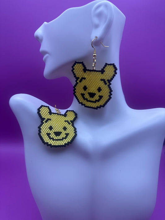 Winnie the pooh earrings