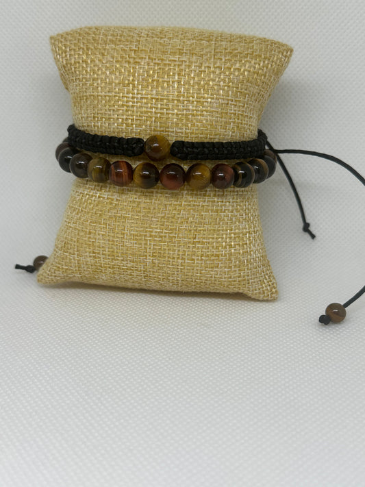 Set de pulsera ojo de tigre