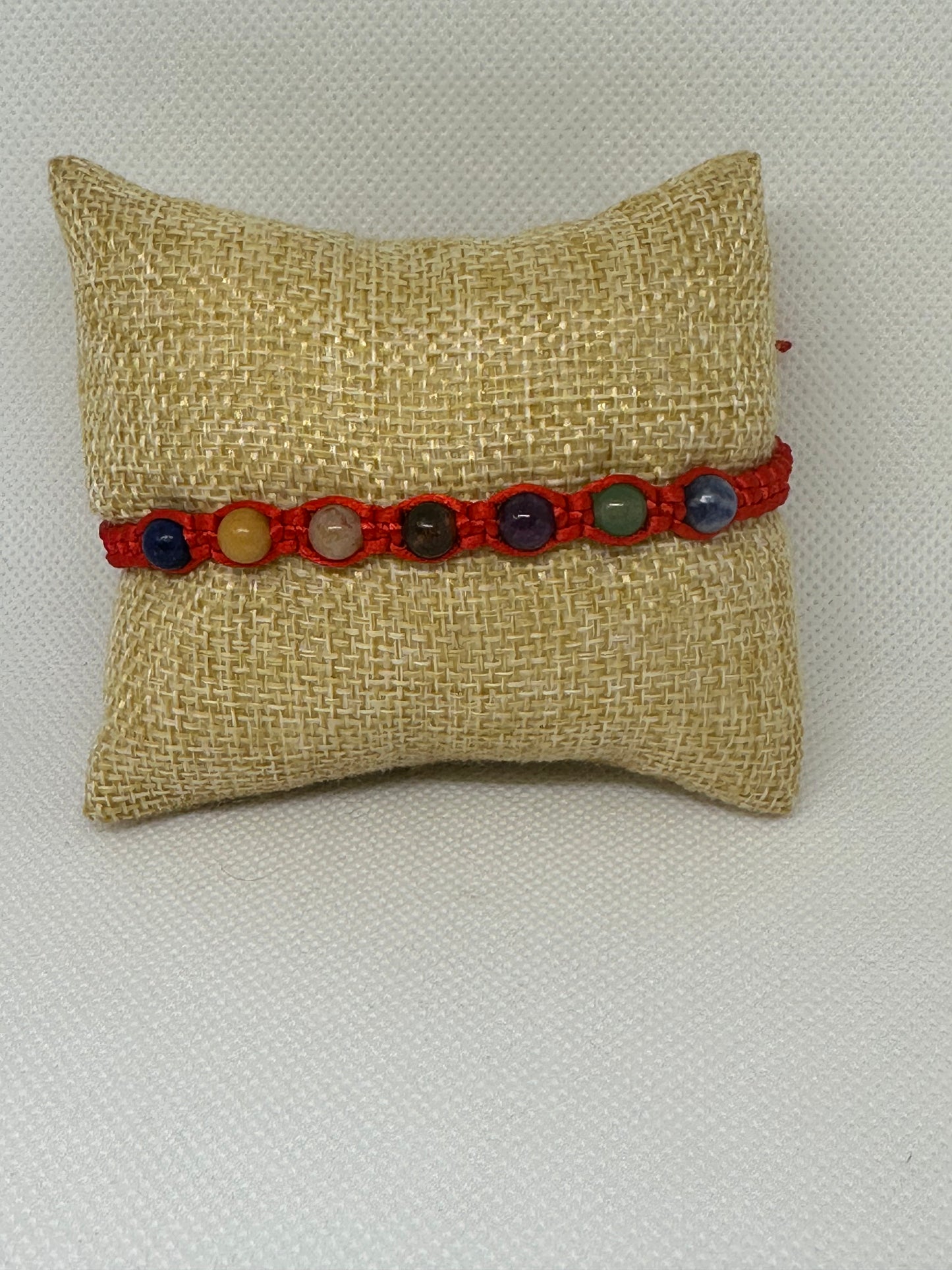 Pulsera roja 7 chakras