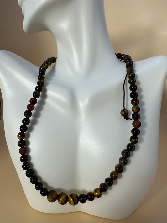 Collar ojo de tigre